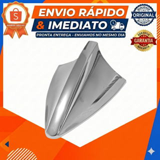 Antena Tubarão Shark  Decorativa Cromada Compatível com diversos modelos Carros em Oferta na Shopee