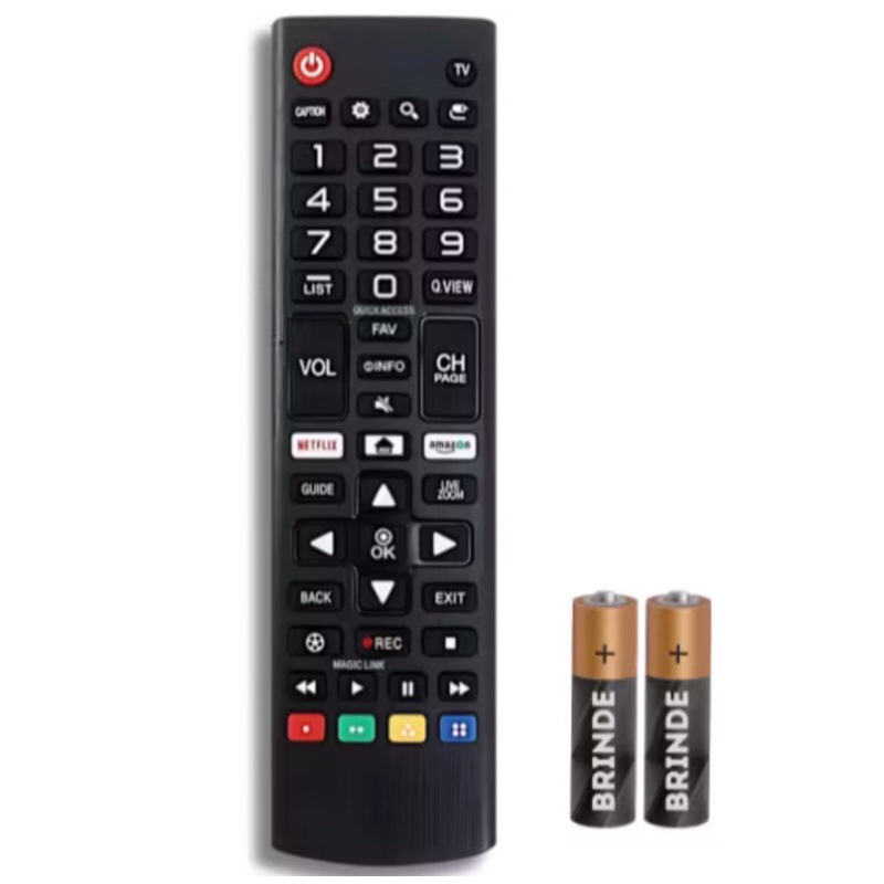 Controle Remoto Tv Led Lg Smart todas as Tv LG Netflix amazom