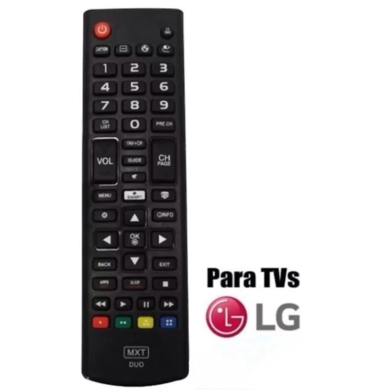 Controle Remoto Universal para TVs LG - Compatível com Todos os Modelos, Fácil de Usar