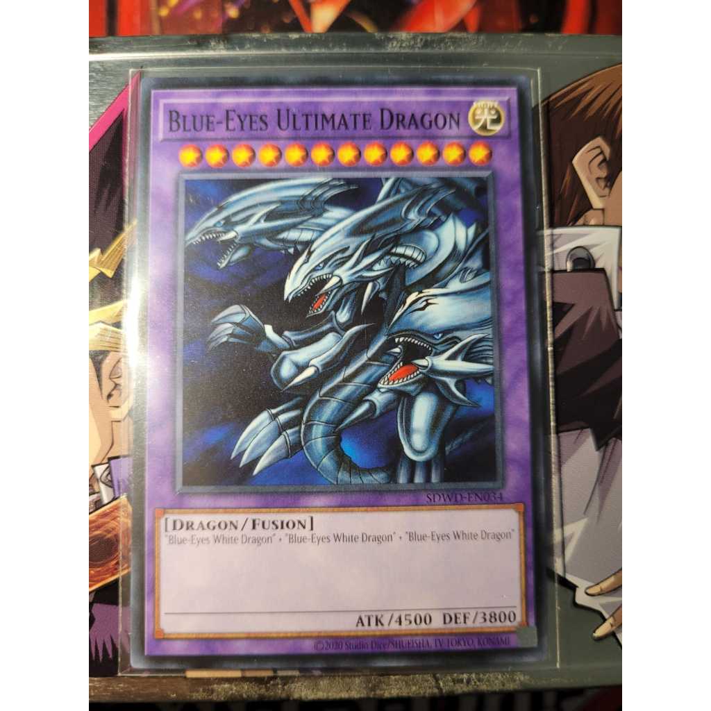 Blue-Eyes Ultimate Dragon - Dragão Definitivo de Olhos Azuis - Raridade Comum - Yugioh! Original Konami.