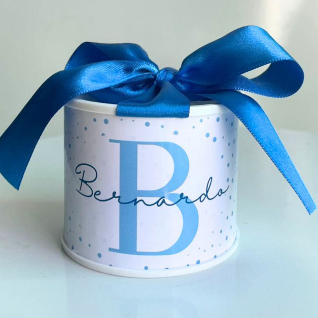 Tubolatas personalizadas Poá - Tamanho 5x6 | lembrancinha infantil | aniversário | chá de bebê