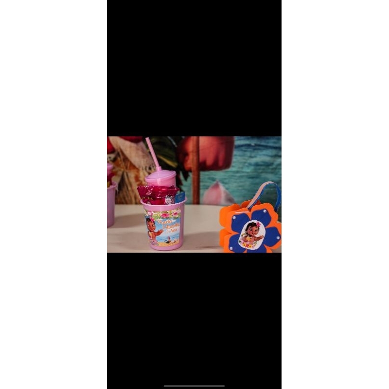 Adesivo Personalizado para Copo 400ml – Tema Livre – Festa Infantil