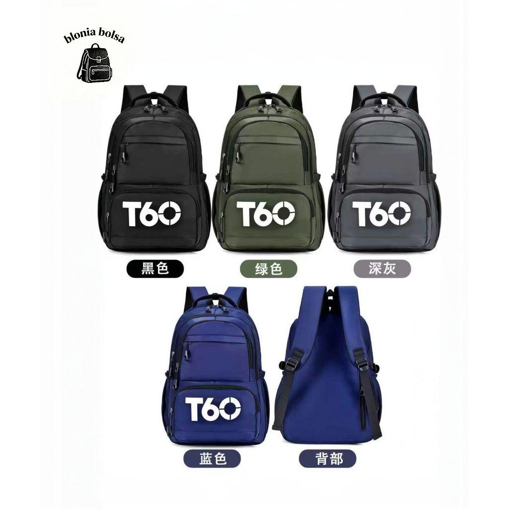 Mochila Feminina Masculino T60 Escolar Passeio Coreuno Grande Capacidade Impermeável Multineos em Oferta na Shopee