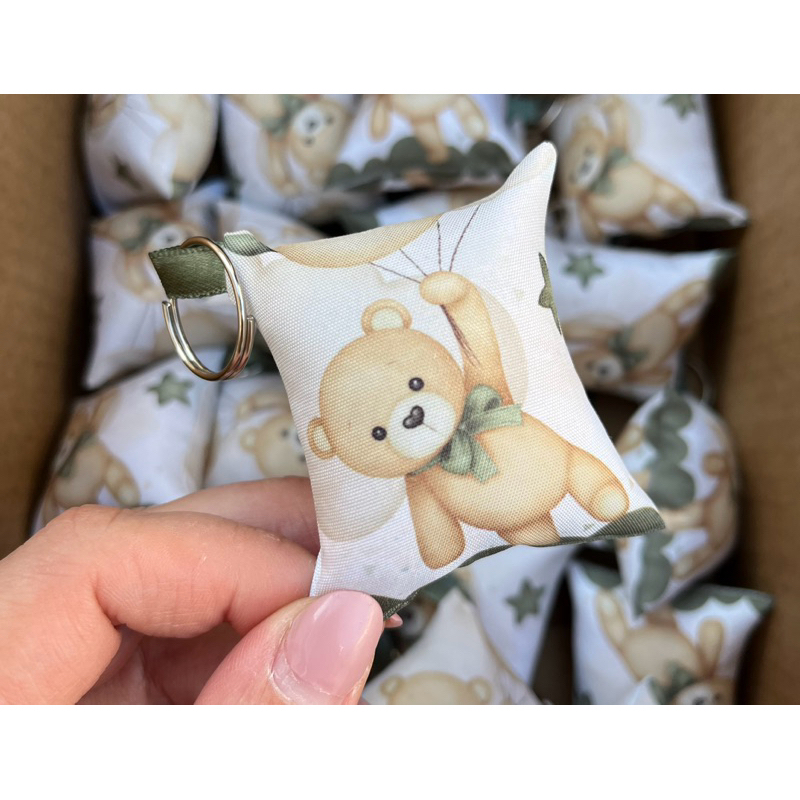 Kit 20 a 30 Almochaveiros URSO BEGE mimo lembrancinha chas