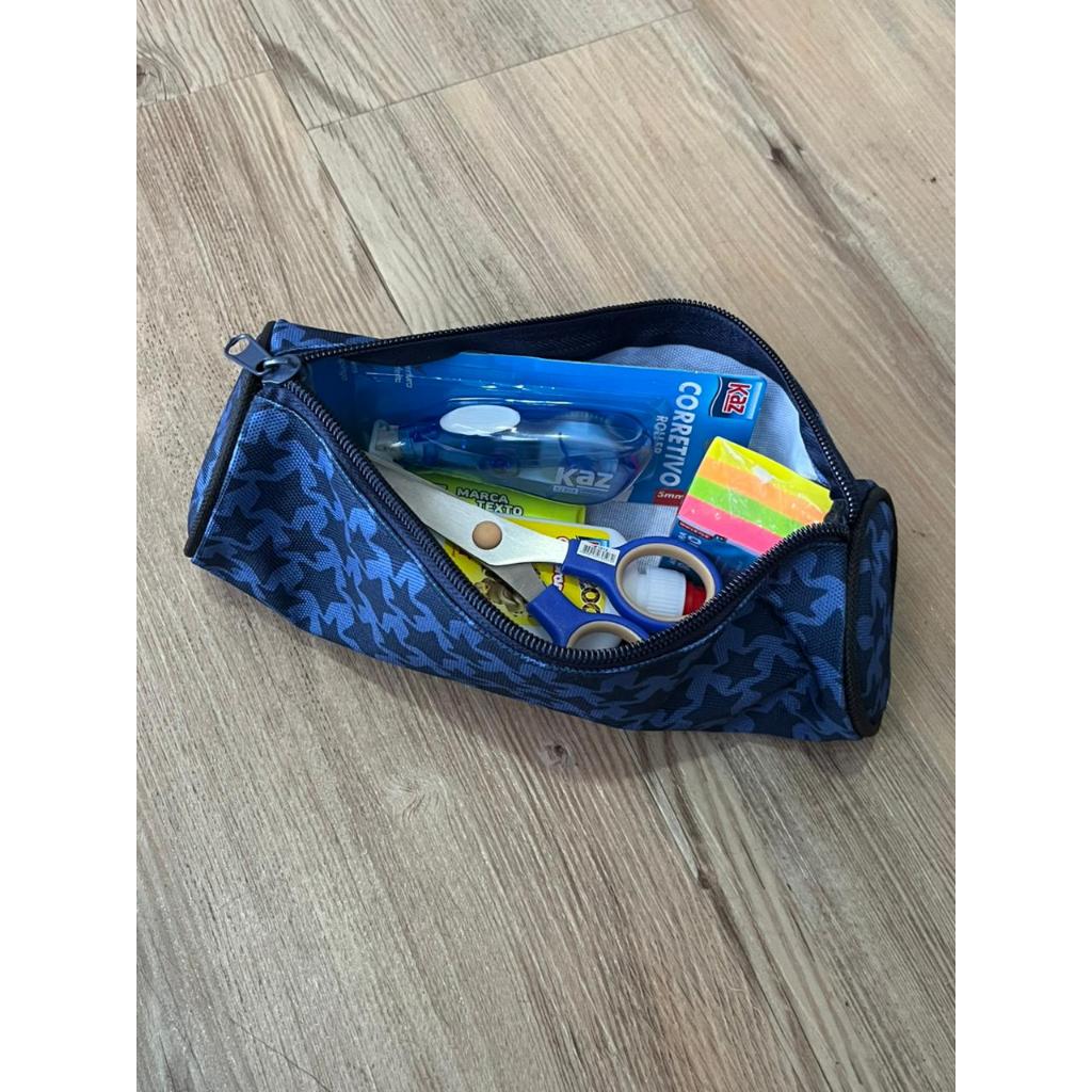 Kit material escolar com estojo COMPLETO -