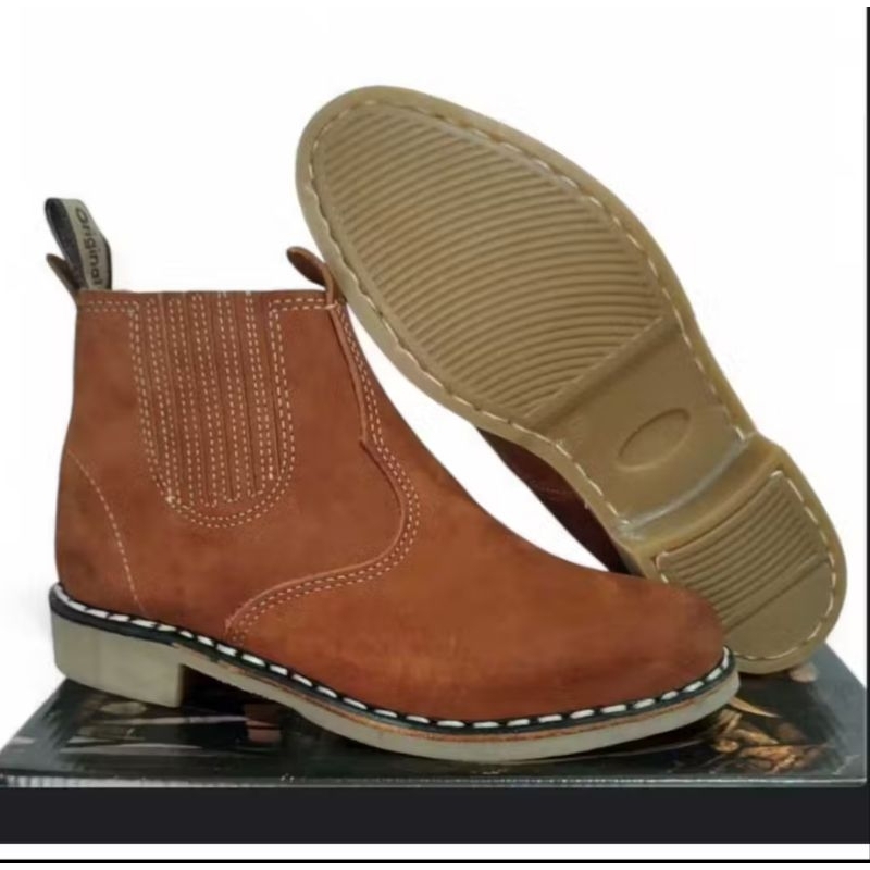 Botina de Couro Vira Francesa Botina passeio Botina Trabalho Botina Casual em Oferta na Shopee