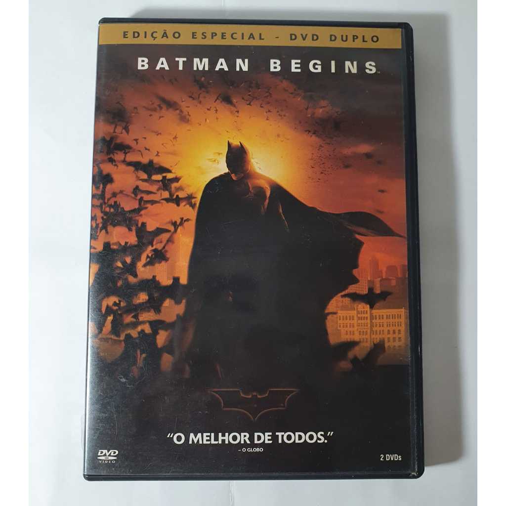 DVD Batman Begins – Edição Especial – DVD Duplo – Ação / Super-Herói – Original - Filme - Clássico