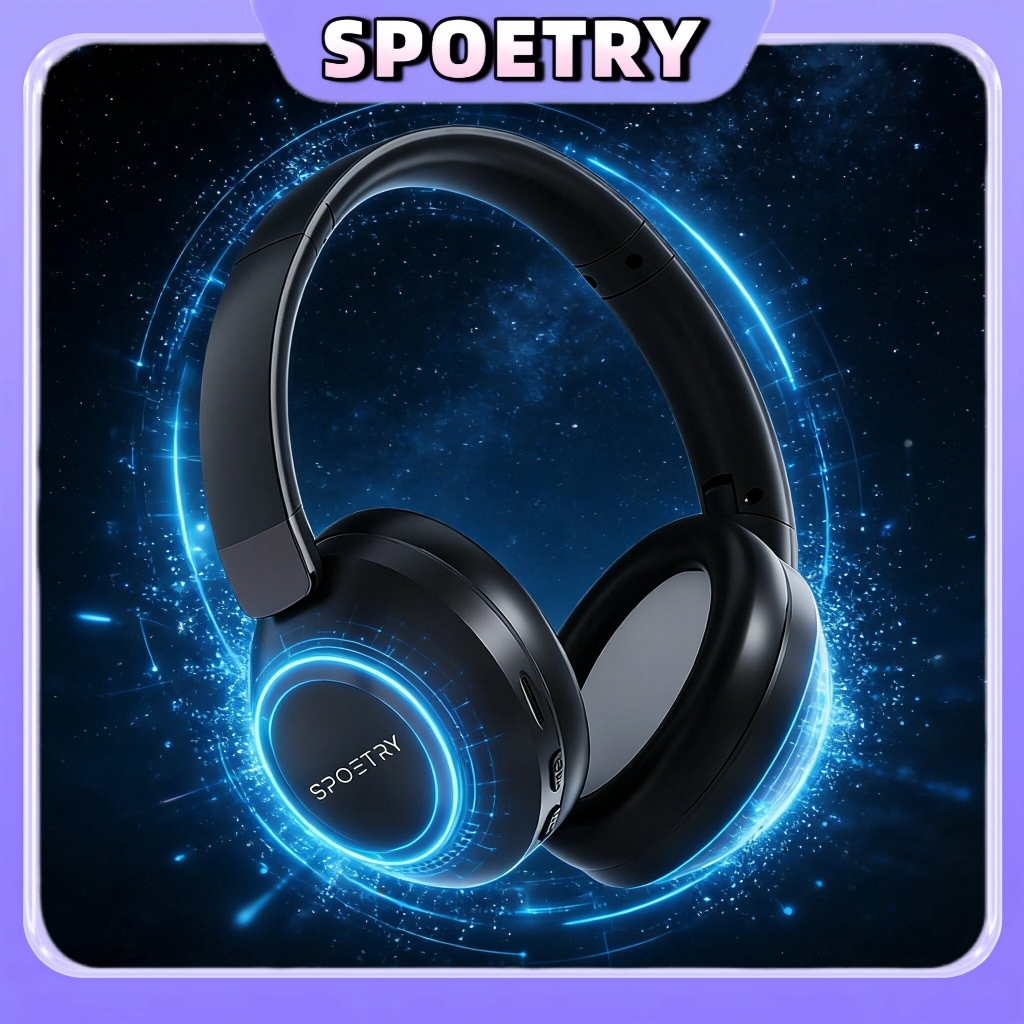 Fone De Ouvido SPOETRY Com Cancelamento De Ruído Confortável Para Estudo Home Office E Trabalho em Oferta na Shopee