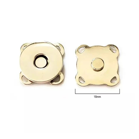 Botão Imantado para Costura - 20 Unidades - 18mm - Dourado em Oferta na Shopee