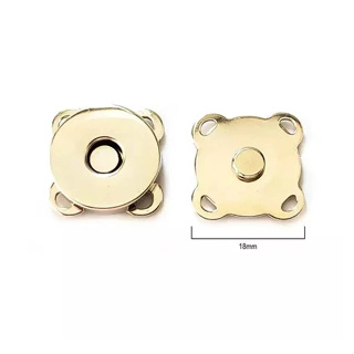 Botão Imantado para Costura - 20 Unidades - 18mm - Dourado em Oferta na Shopee