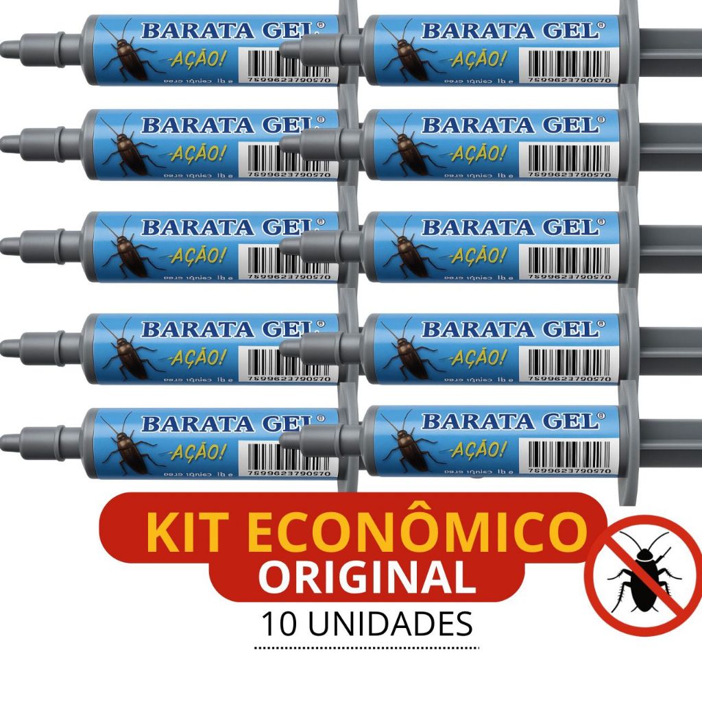 KIT 10UN Gel Mata Barata Francesinha e Americana Seringa 10g Barata Gel em Oferta na Shopee