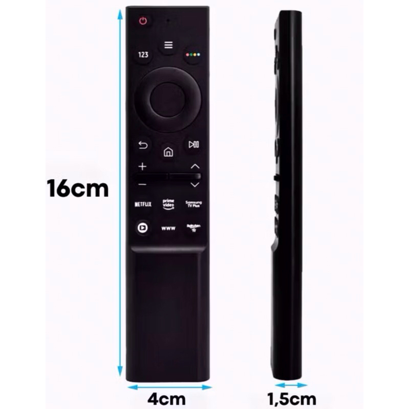 Controle Remoto Smart Tv Compatível SAMSUNG 4K 8K QLED UHD CU8000 AU7700 q80A Sem
