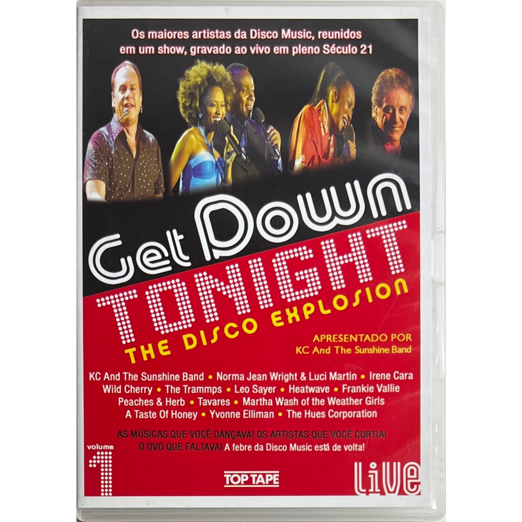 DVD - Get Down Tonight: The Disco Explosion - Vários Artistas - Original