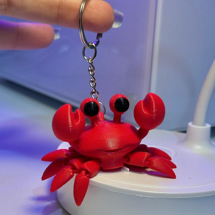 Chaveiro Caranguejo Articulado Para Decoração em Oferta na Shopee