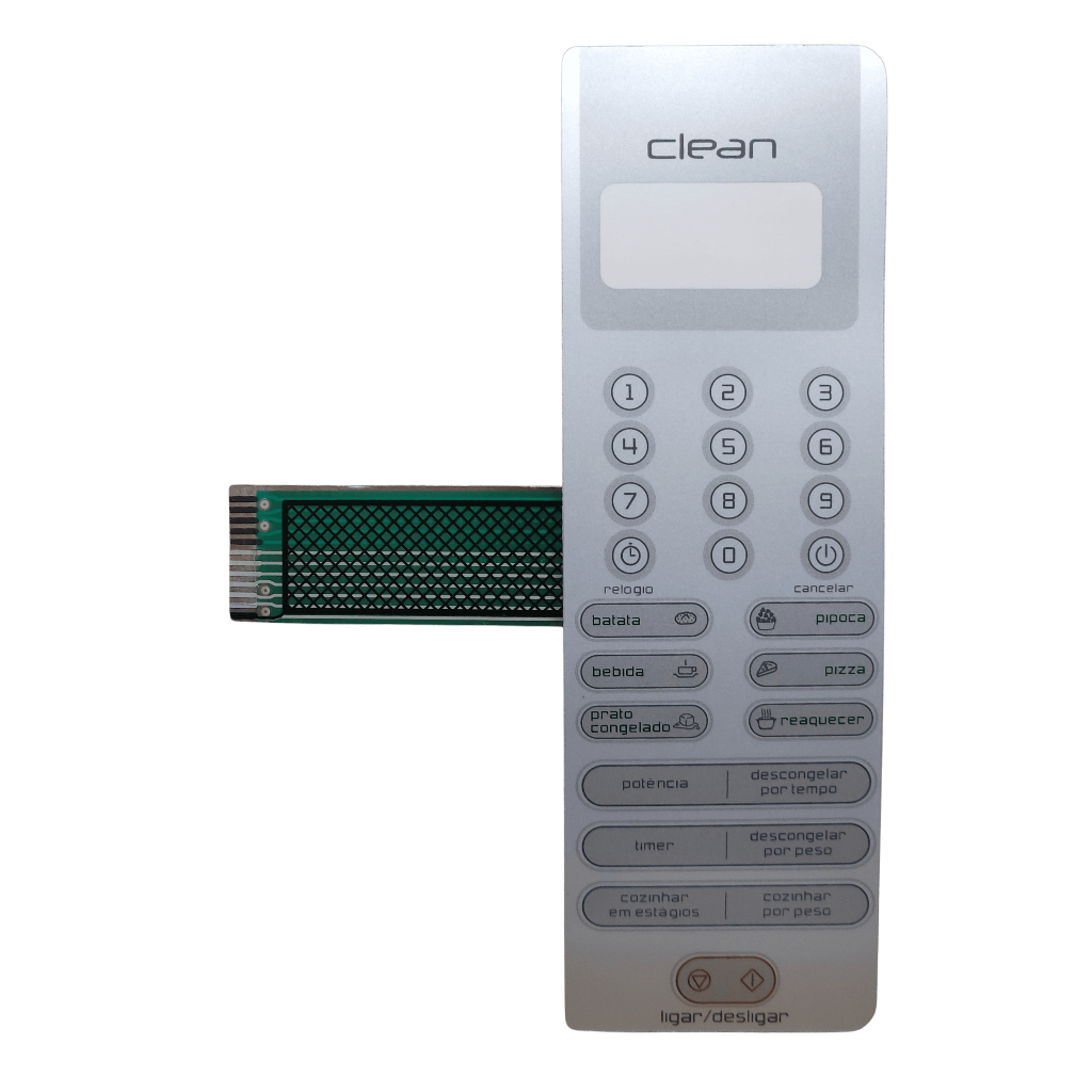 Membrana Teclado Microondas Brastemp BMS18AB Clean