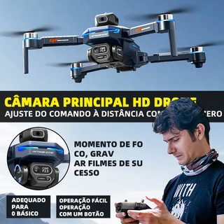 【GENAI】GT8 Drone Câmeras Duais 4K Full HD Sem WiFi, Motor Sem Escovas, Tela de 4,3 Polegadas + 2 Baterias