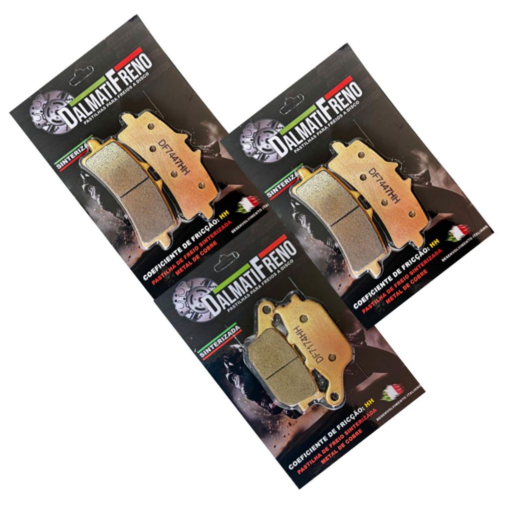 KIT PASTILHA DE FREIO KAWASAKI Z 1000 H2 ANO 2020 2021 2022 2023 2024 2025 2026