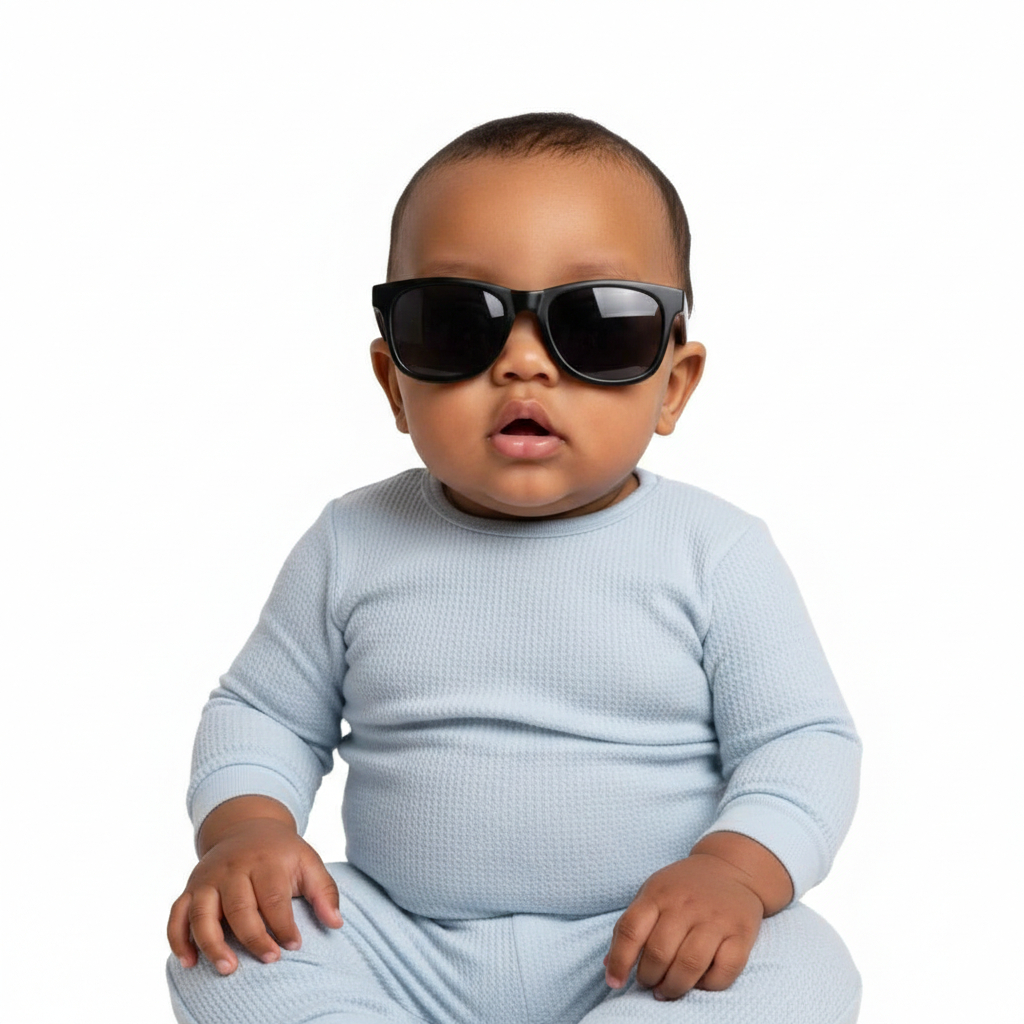 Óculos de Sol Para Criança e Bebê Menino (Veste de 6 meses a 5 anos)