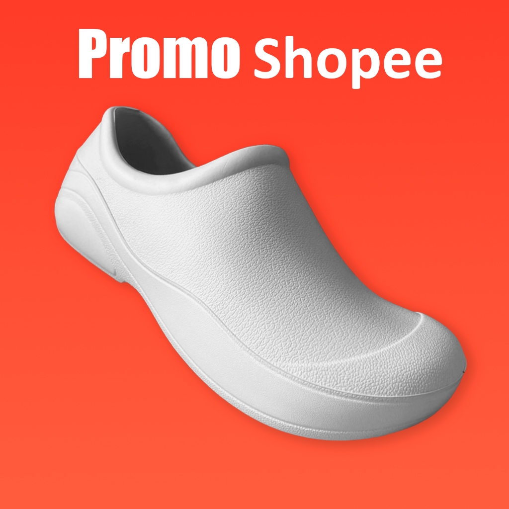 Sapato Profissional Babuche Enfermagem Cozinha Lavar Quintal Restaurante Dentista em Oferta na Shopee
