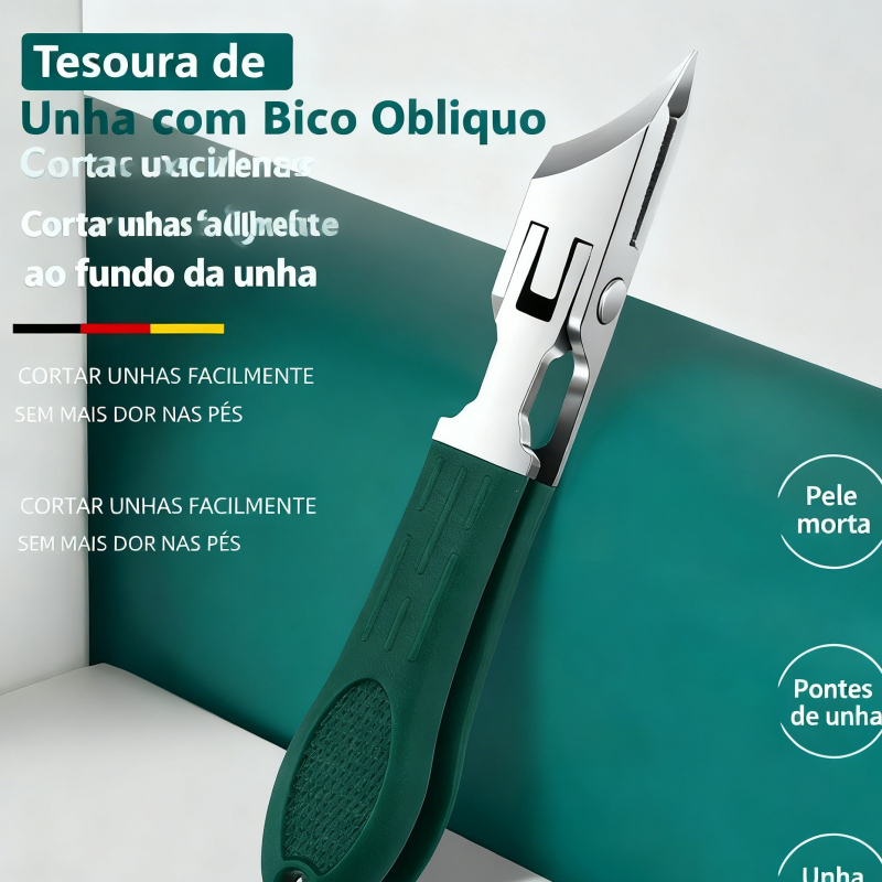 Cortador de Unhas Bico de Águia Aço Inoxidável