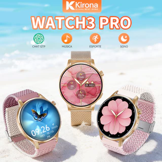 relogio smartchwatch feminino watch3pro relógio digital feminino inteligente esporte Nfc Android iOS