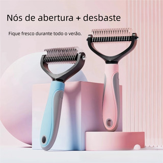 Desembolador Removedor De Pelos Longos Escova Pente Para Cachorro Gato Pet Rake Rasqueadeira