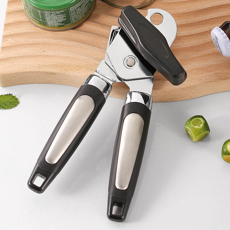 Abridor De Latas E Garrafas Aço Inox Profissional Casa — imagem 1