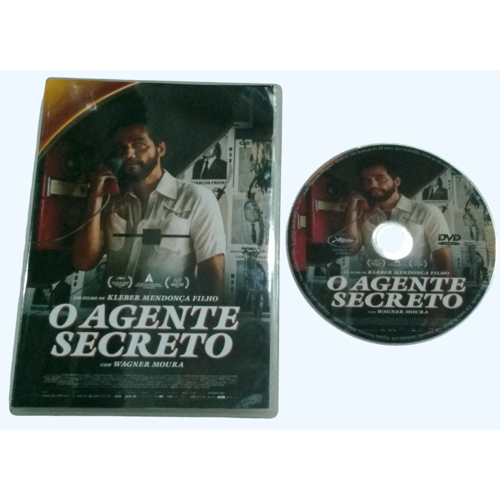 DVD O AGENTE SECRETO 2025 (COM WAGNER MOURA) DIREÇÃO KLEBER MENDONÇA FILHO