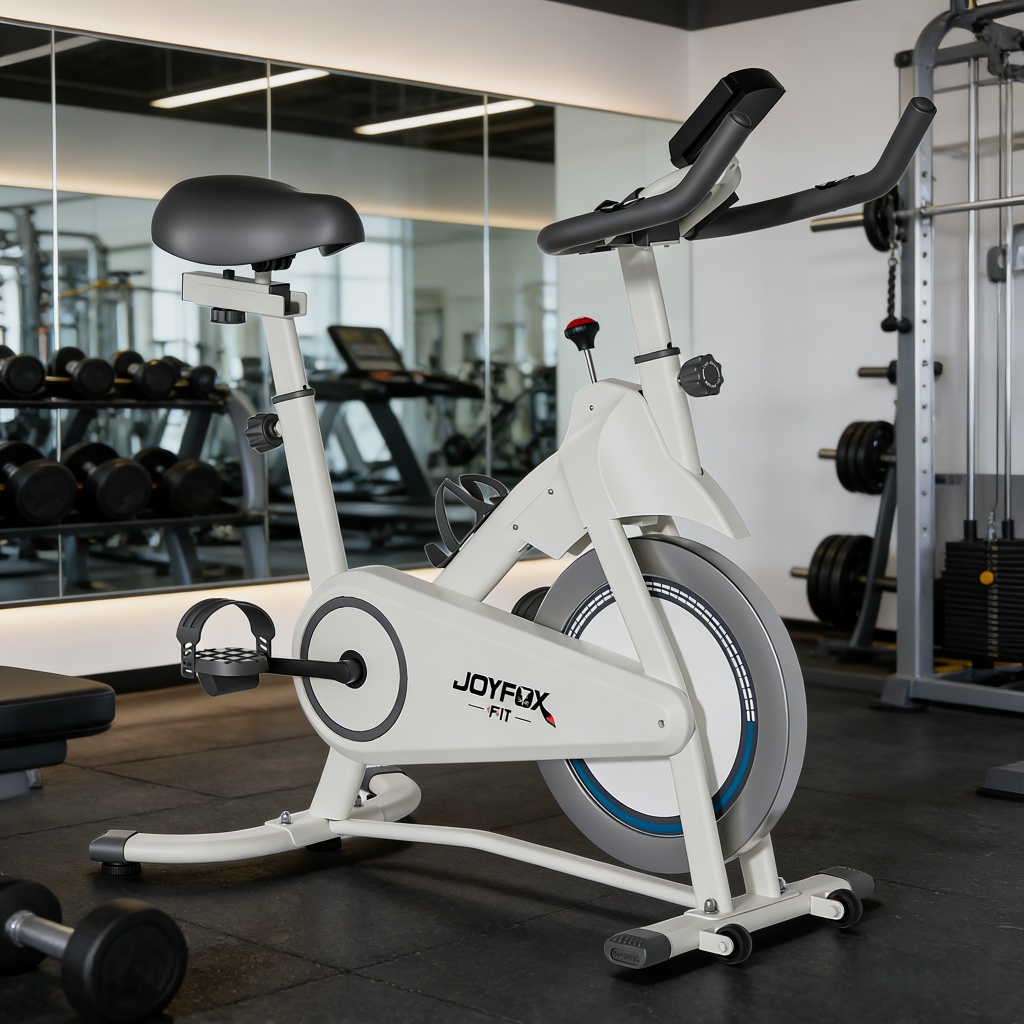 Bicicleta de Spinning 8KG Profissional | Estrutura Reforçada 130KG | Envio Rápido no Brasil em Oferta na Shopee