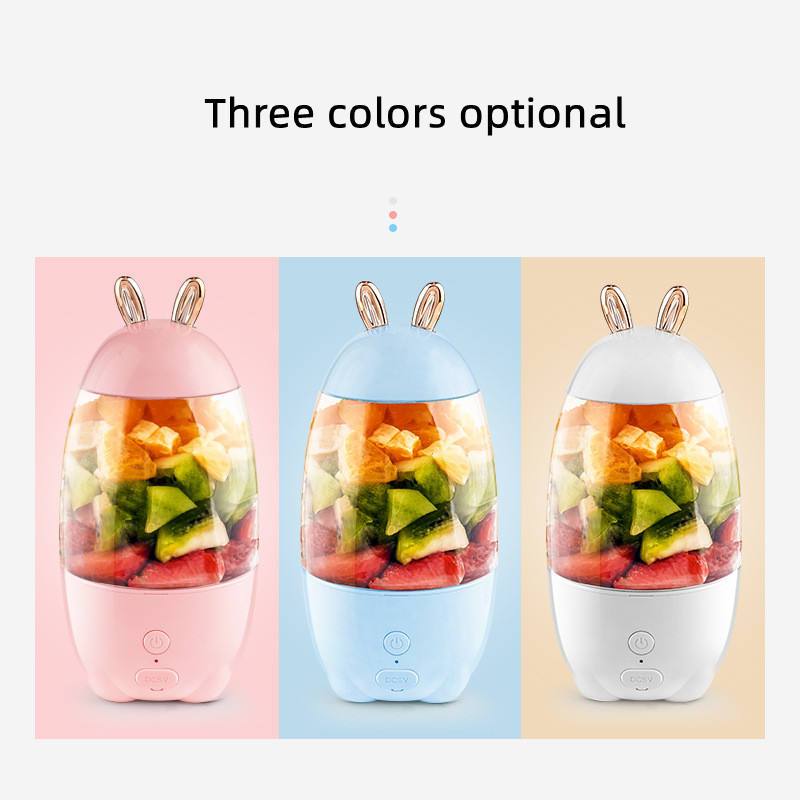 Mini liquidificador pessoal portátil 400ml, misturador elétrico, liquidificador de mão, espremedor manual de suco, dieta