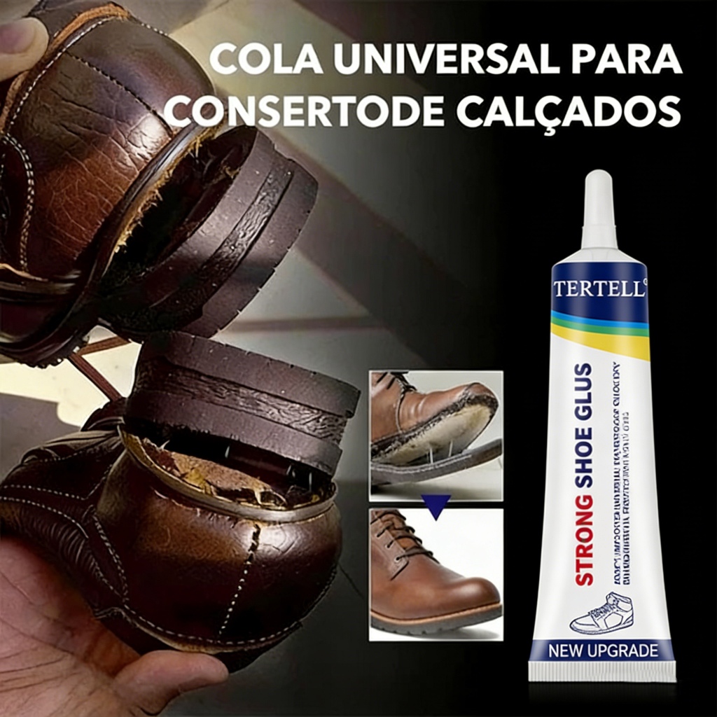 cola calçados, cola para conserto de sapatos, cola para conserto de sapatos resistente a altas temperaturas