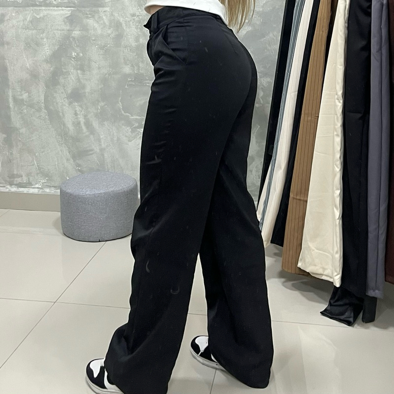 Calça Pantalona Alfaiataria Premium Wide Leg