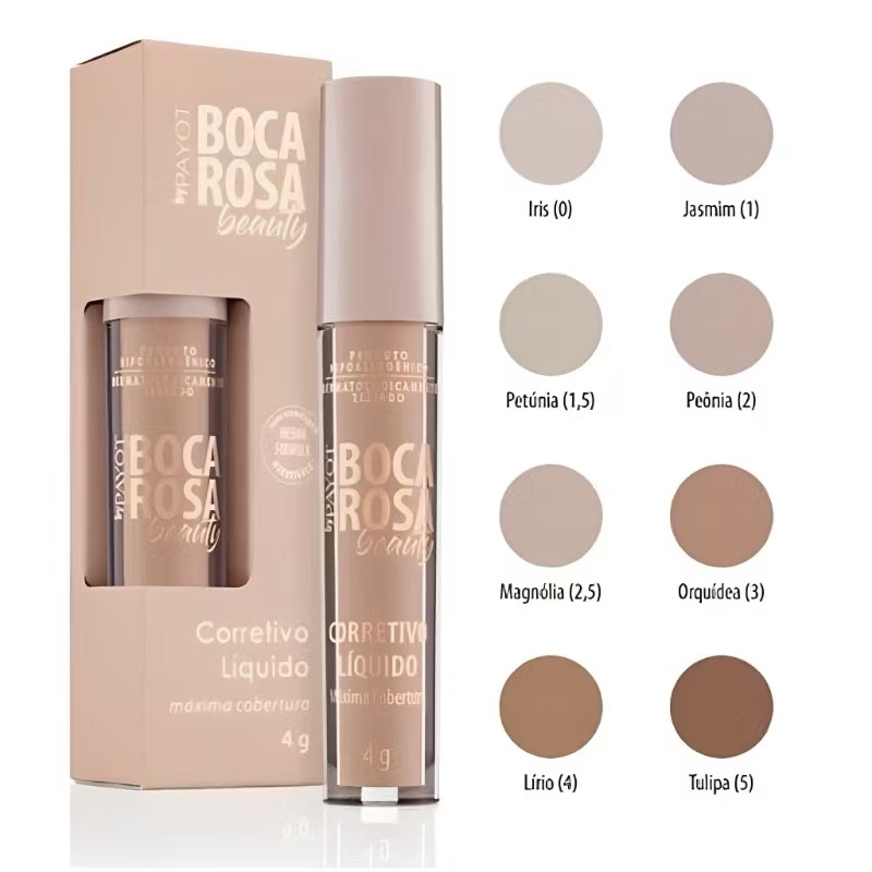 Corretivo Liquido Boca Rosa Beauty By Payott em Oferta na Shopee