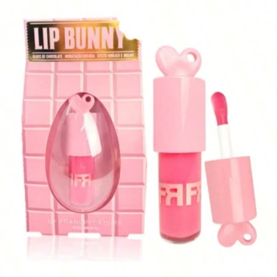 Gloss Labial Lip Love da Franciny Strawberry - Lançamento de Novo Produto em Oferta na Shopee