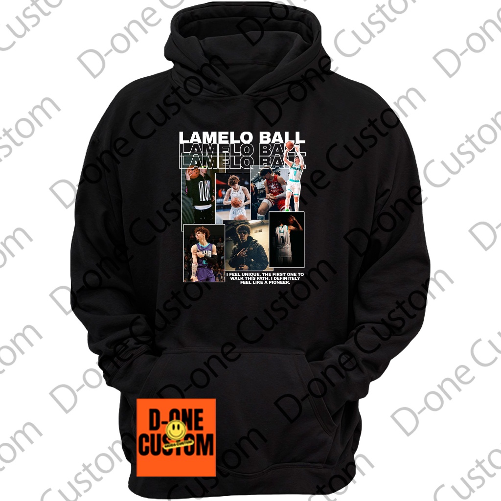 Moletom Blusão De Frio Lamelo Ball Estampado Frente Casaco Esporte Jogador Colorido Basquete Street