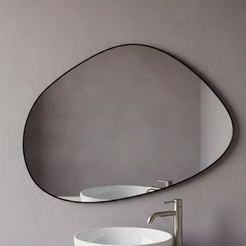 Espelho do Pinterest de Parede Orgânico Corpo Inteiro Decorativo 44x64cm - Mod. Nuvem