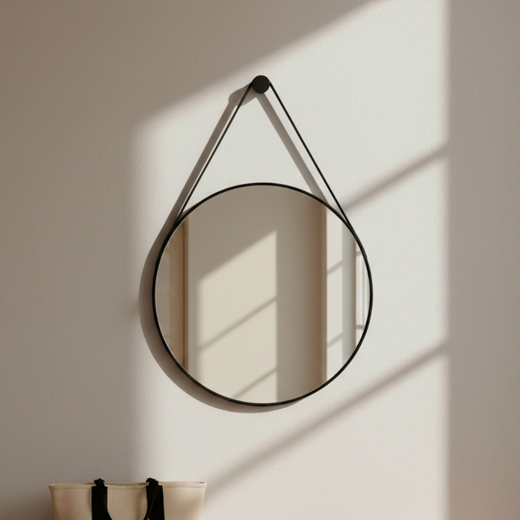 Espelho Decorativo Adnet 30CM + Suporte Completo - Casa Domo em Oferta na Shopee