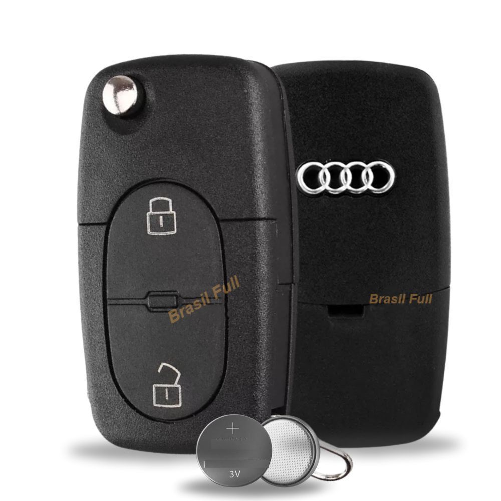 Chave Canivete Audi A3 Até A8 E Audi Tt -2botões Com Bateria em Oferta na Shopee