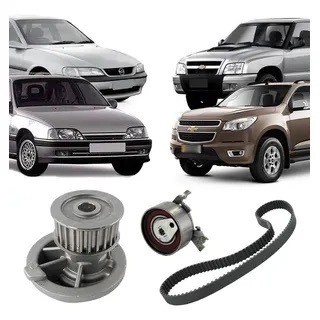 Correia Dentada+tensor+ Bomba Agua Vectra Omega S10 2.2 8v em Oferta na Shopee