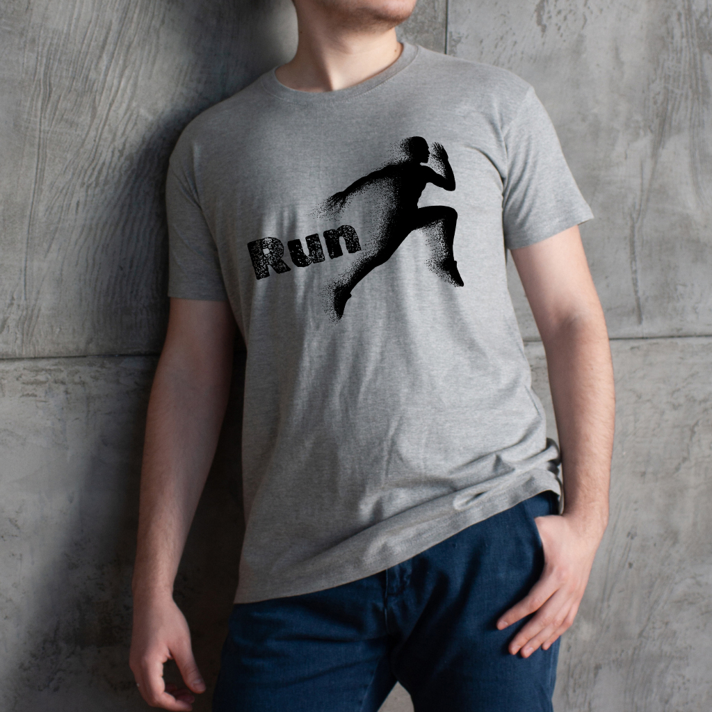 Camiseta camisa blusa estampada esportiva corrida run correr em alta tendencia confortavel MASCULINA