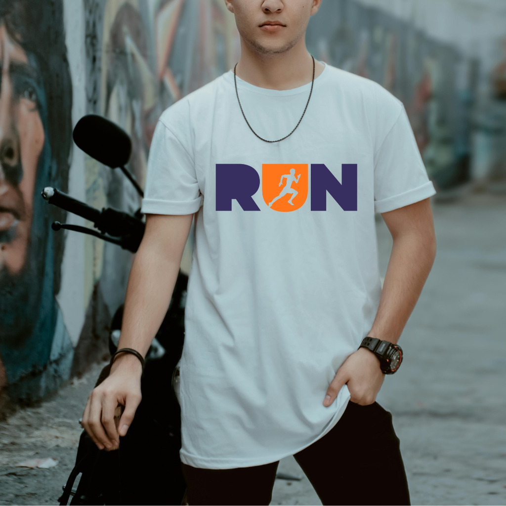 Camiseta camisa blusa estampada esportiva corrida run correr em alta tendencia confortavel MASCULINA