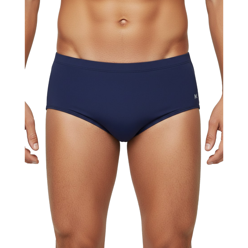 Sunga de Praia Piscina Plus Size Lisa Coom Bordado e Proteção UV Mash