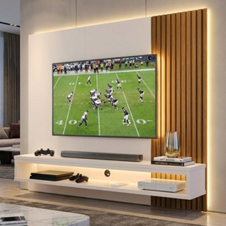 Painel Cissa Tv Até 50" Nicho Decorativo Prateleira Inferior Suspenso Parede Quarto Sala Estar - RPM em Oferta na Shopee