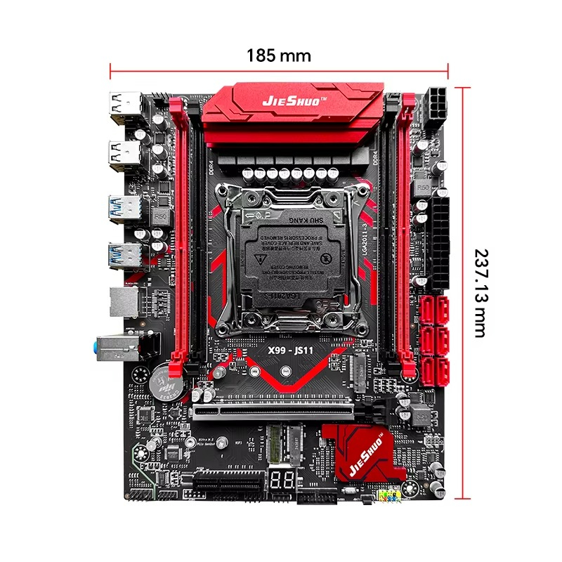 KIT GAMER XEON E5 2680V4 + Placa-Mãe JIESHUO X99-JS11 + CHIP TPM 2.0 + Cooler LOW WOVIBO + 8GB de Memória RAM DDR4