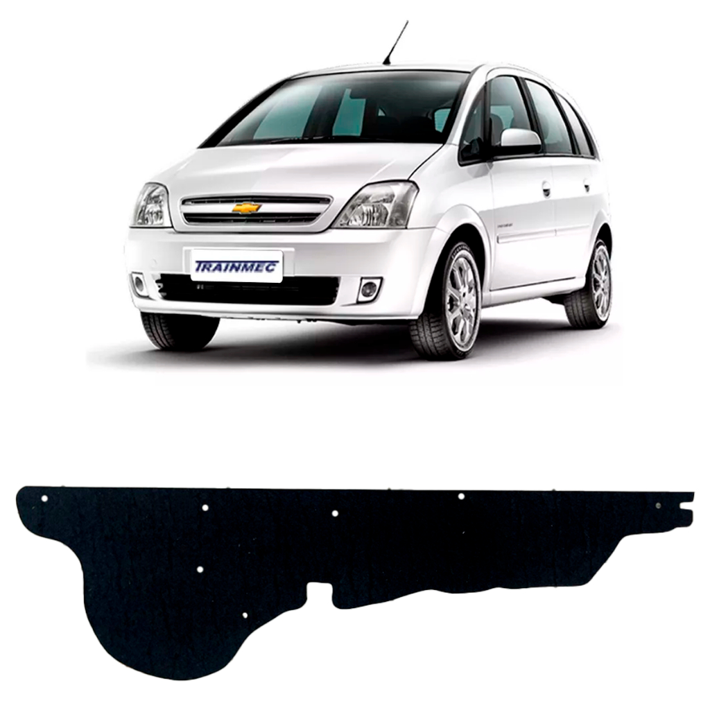Forro Isolante Painel Parede Cofre Corta Fogo Churrasqueira Superior Chevrolet Meriva 2003 até 2012