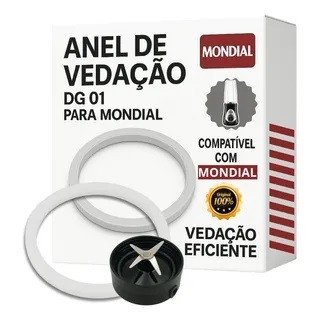 Anel Vedação Blender Mix Mondial Dg-01Original