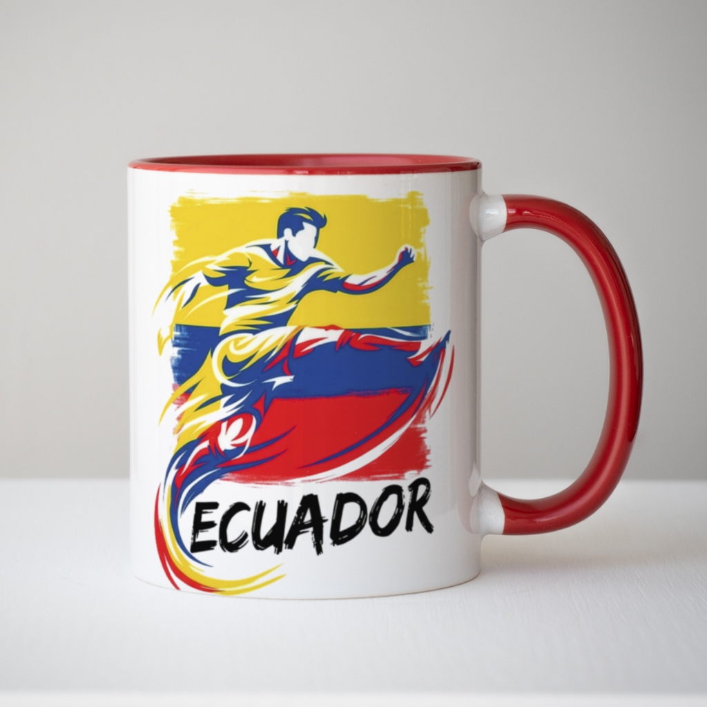 Caneca xicara Copa Futebol Football Equador Ecuador 26