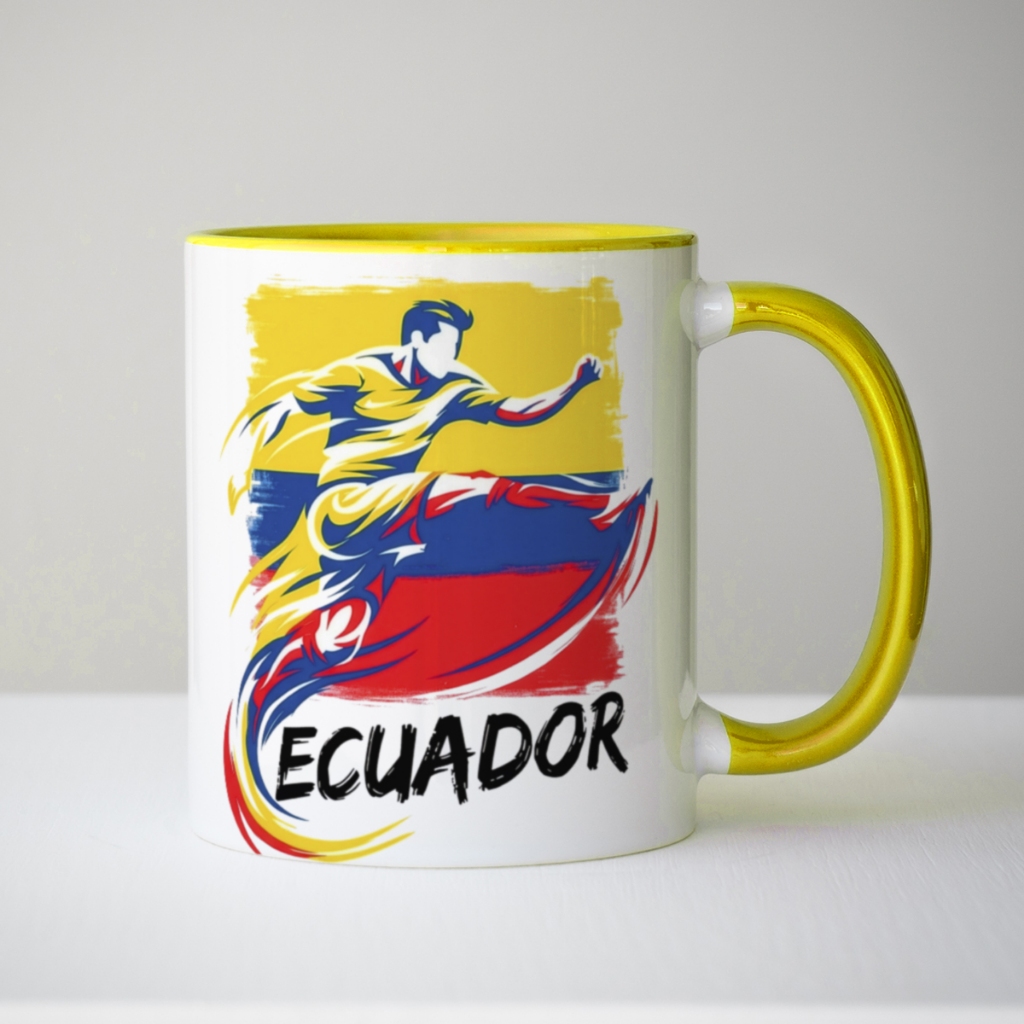 Caneca xicara Copa Futebol Football Equador Ecuador 26b