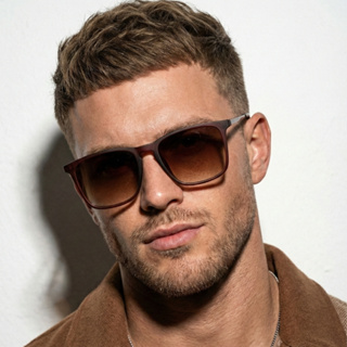 Óculos de Sol Madrid Marrom Degradê Quadrado Premium Clássico Vintage uv400 Feminino Masculino em Oferta na Shopee