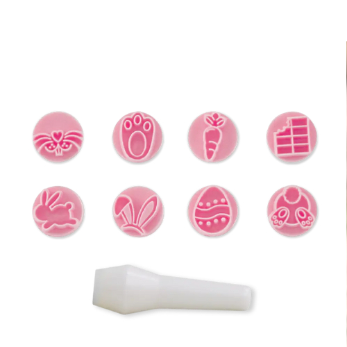 KIT CARIMBO PÁSCOA BLUE STAR 8 PEÇAS em Oferta na Shopee